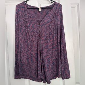 Matilda Jane | Planetarium Top Moments With You Spacedye V Neck